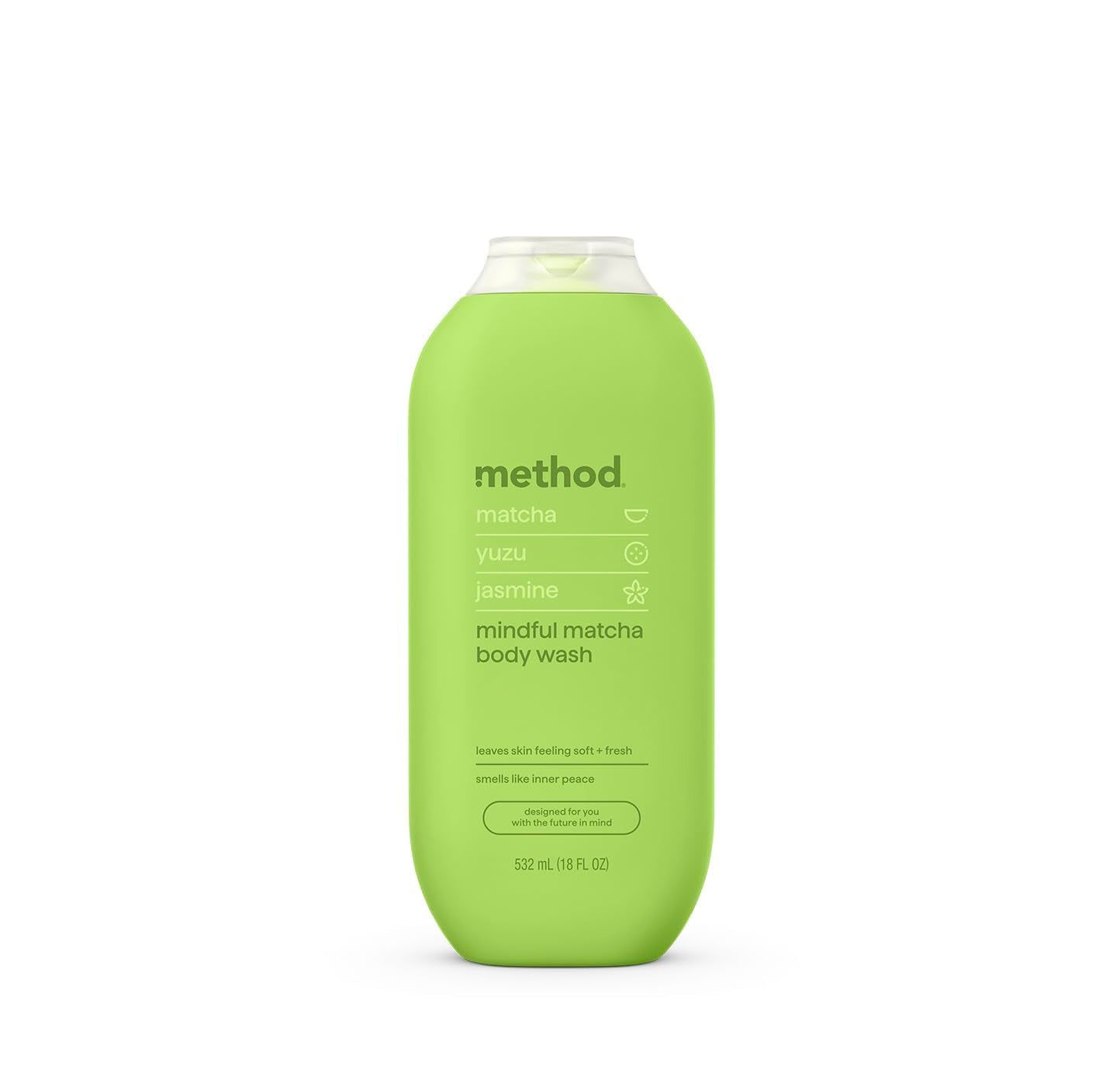 Gel Mindful Matcha Method dans sa bouteille, hydratation douce.