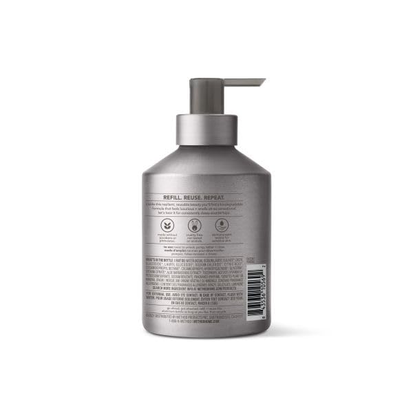 Gel mains Method Vanille Framboise, bouteille 295 ml, douceur fruitée.
