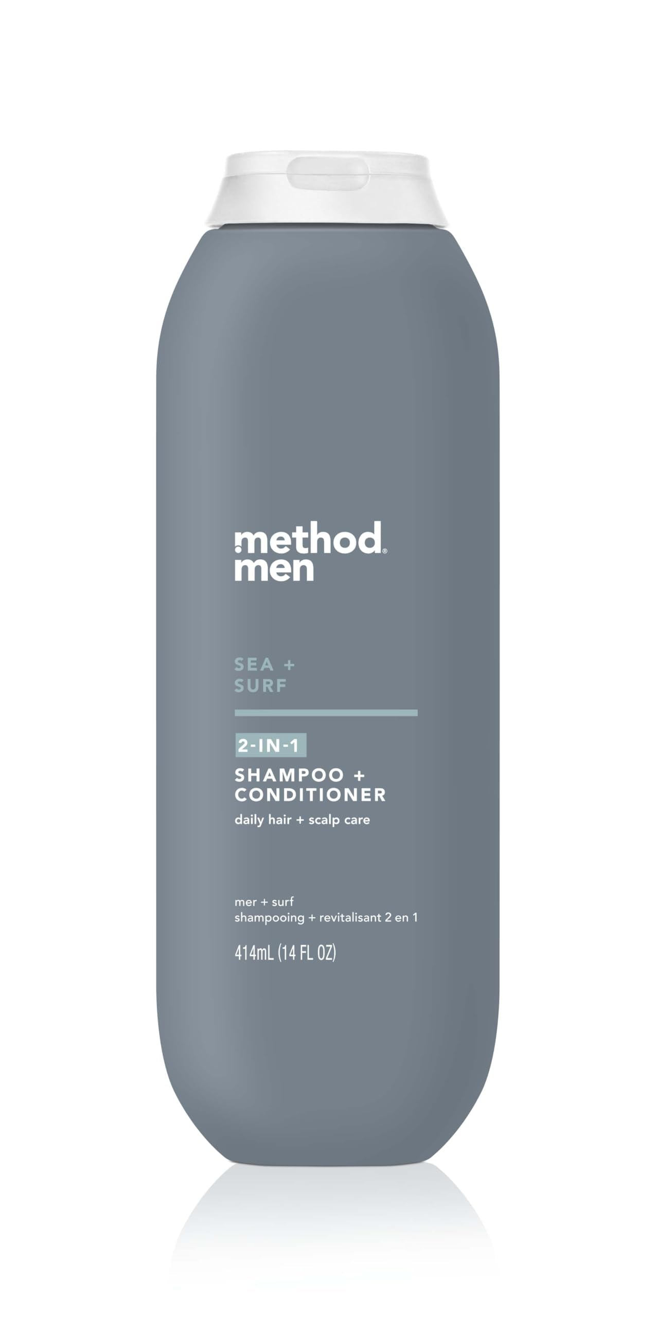 Method Men 2-en-1 Sea + Surf : bouteille de 14 onces pour le quotidien.