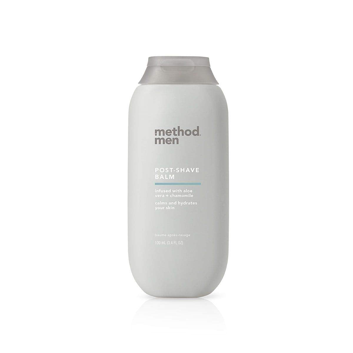 Bouteille Method Men Baume Après-Rasage Mer et Vague prête pour hydrater après rasage