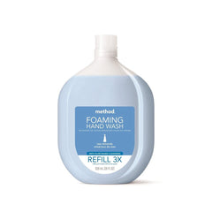 Method Savon Main Mousse Mer Minéral en bouteille, parfum frais pour l’usage quotidien.