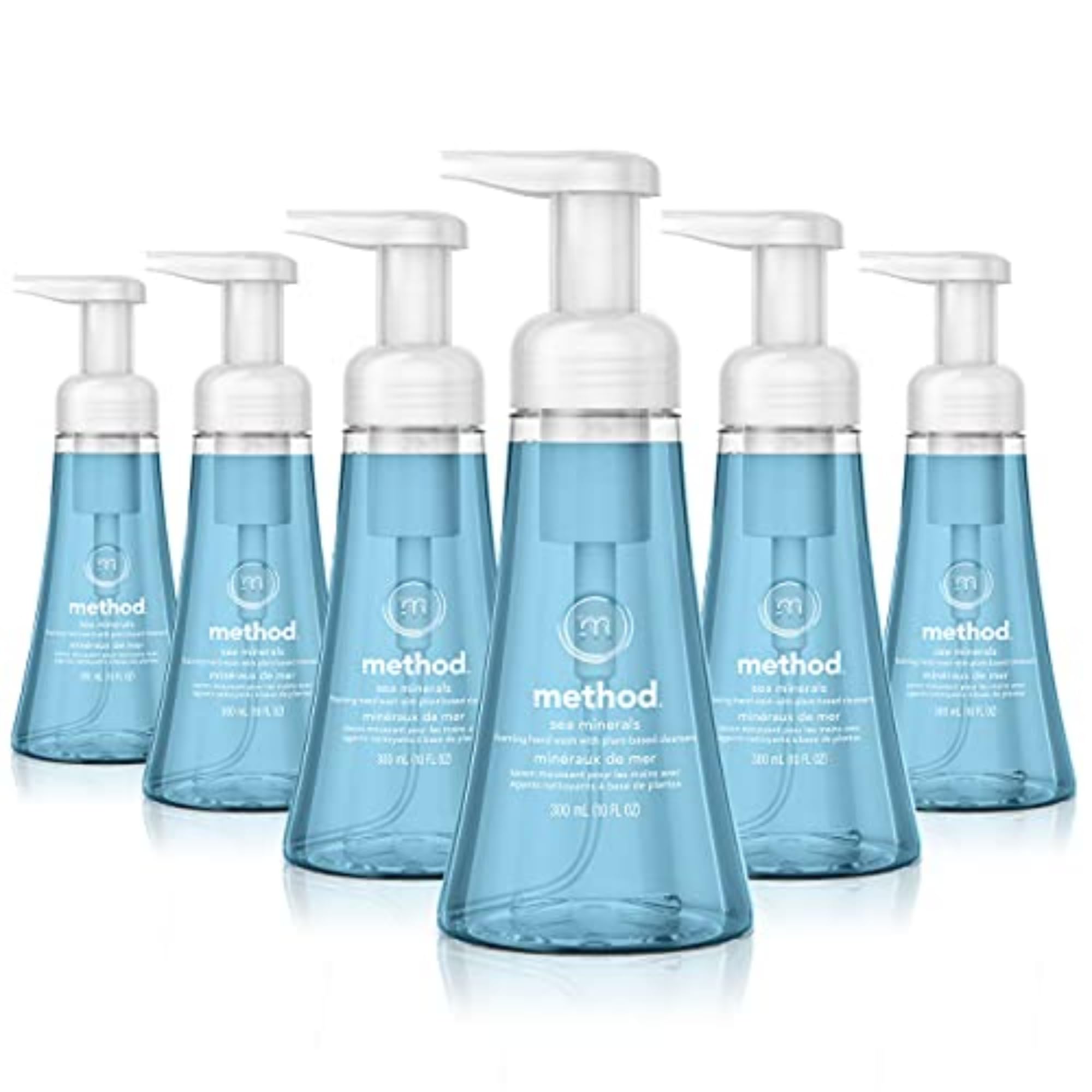 Method savon moussant mains mer – bouteille visible pour un lavage quotidien et frais.