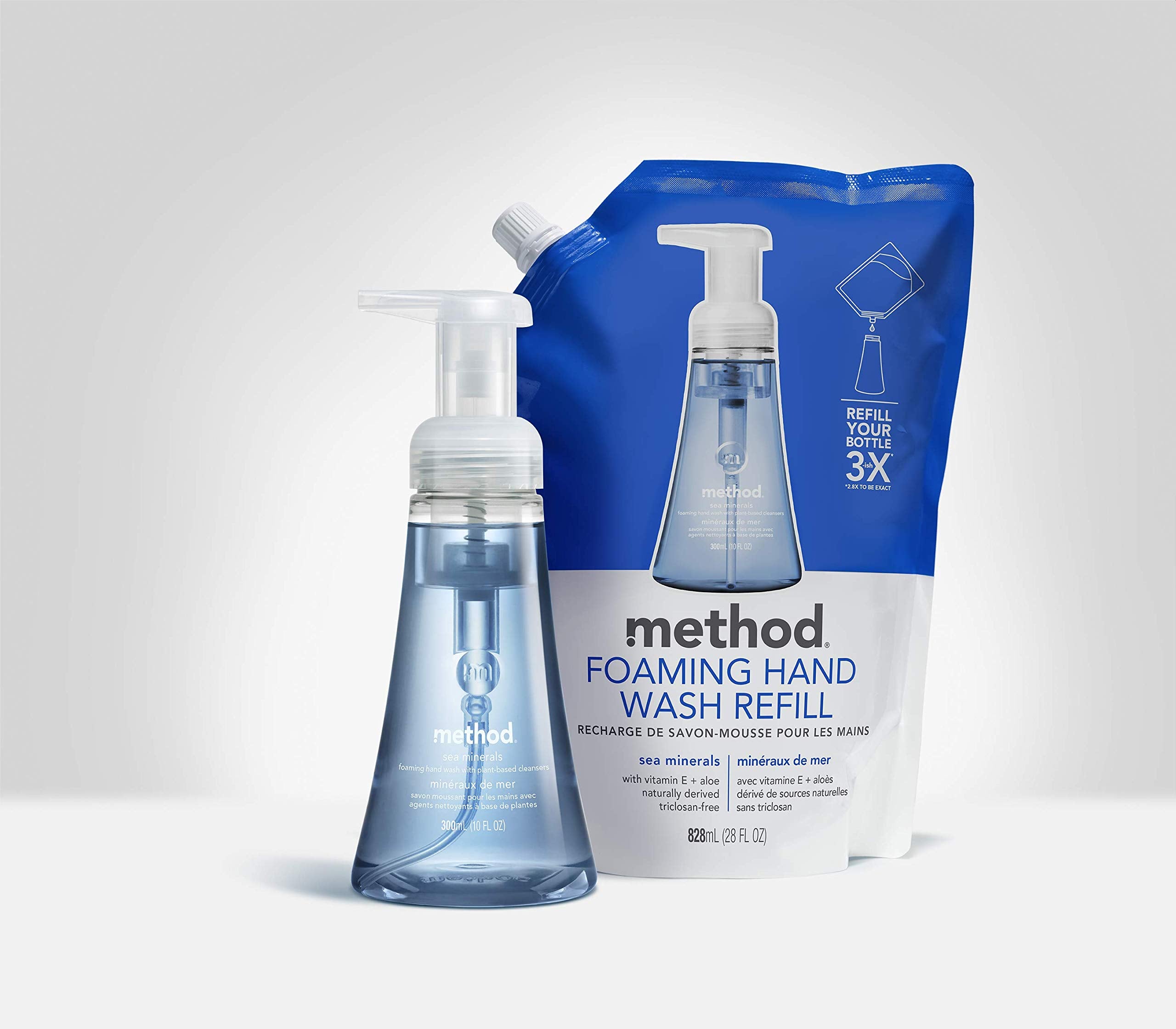 Method Sea Minerals, parfum bergamote citron romarin, sensation frais.