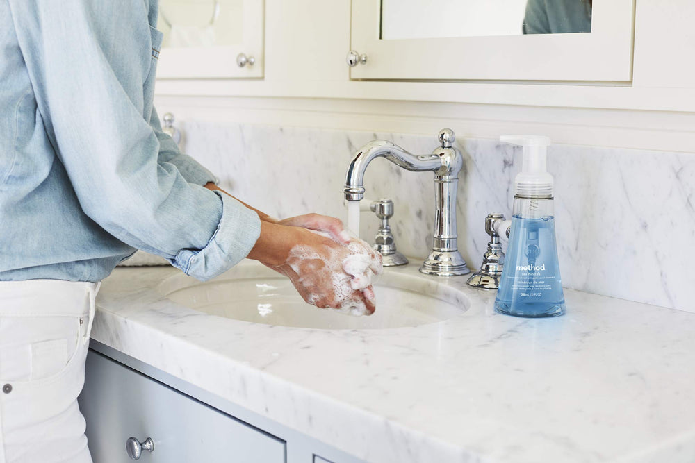 Method Sea Minerals, savon mousse douce pour les mains.