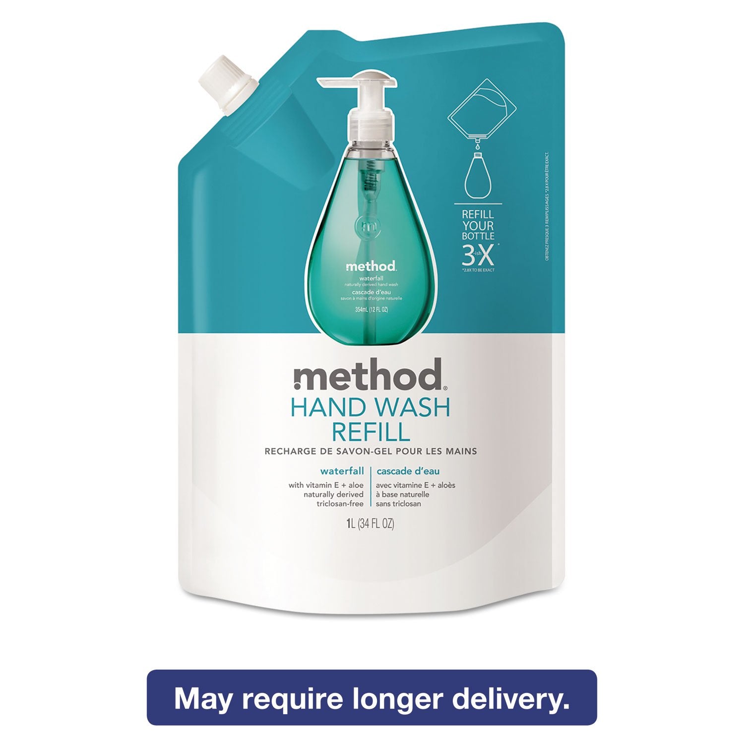 Method Waterfall lavage des mains, utilisation rapide et efficace