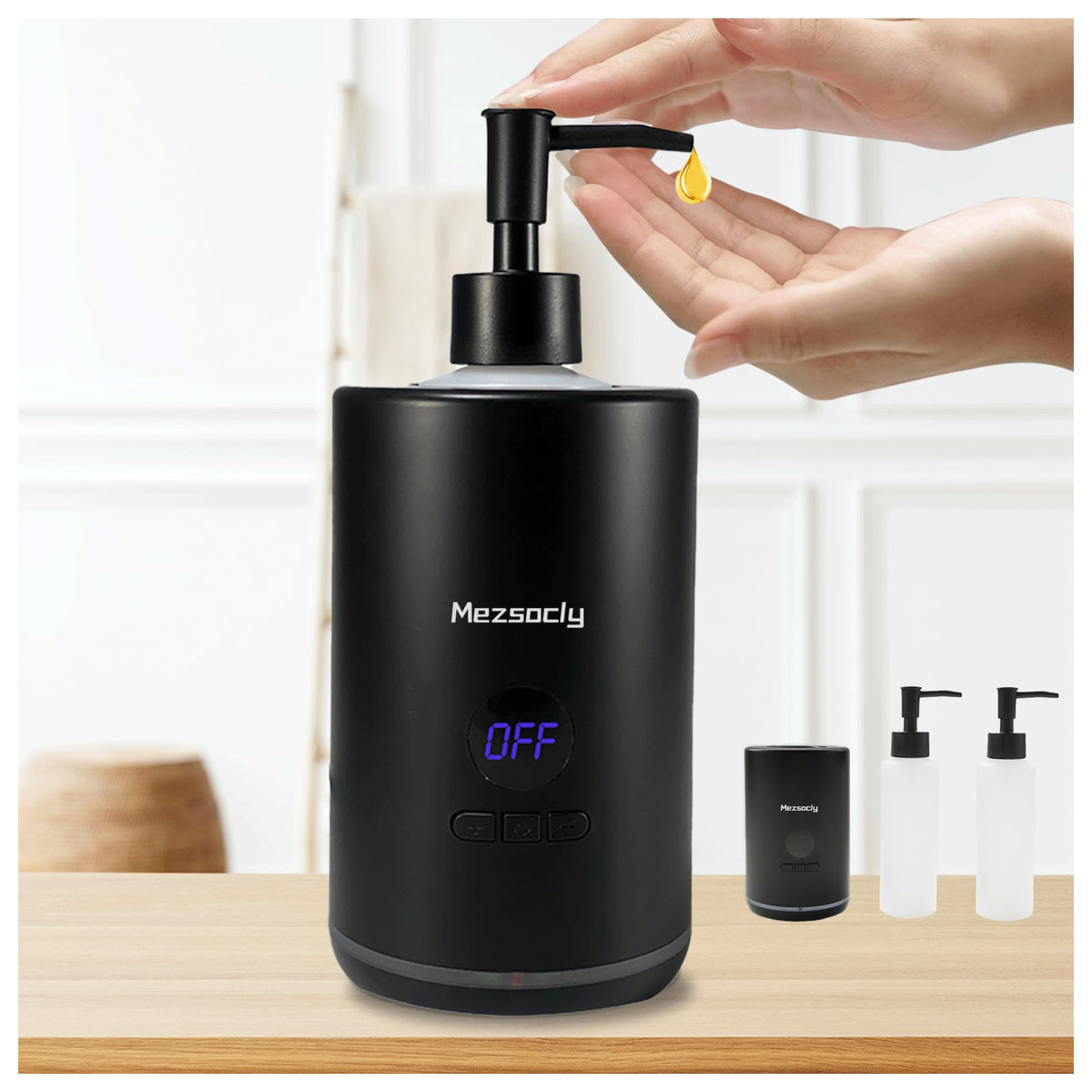 Mezsocly deux distributeurs bouteilles huile pour spa