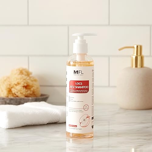 Emballage écoresponsable du shampoing MFL Locs.