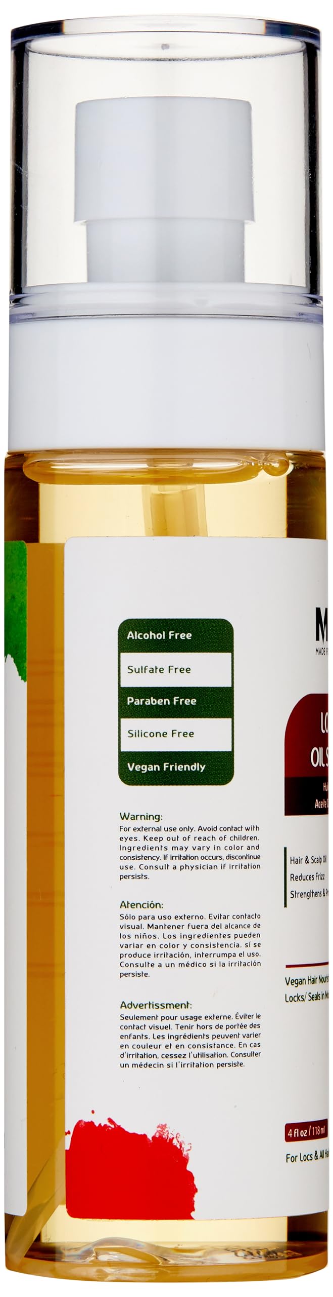 MFL Made For Locs extrait d’ananas, nourrissant le cuir chevelu et les racines.
