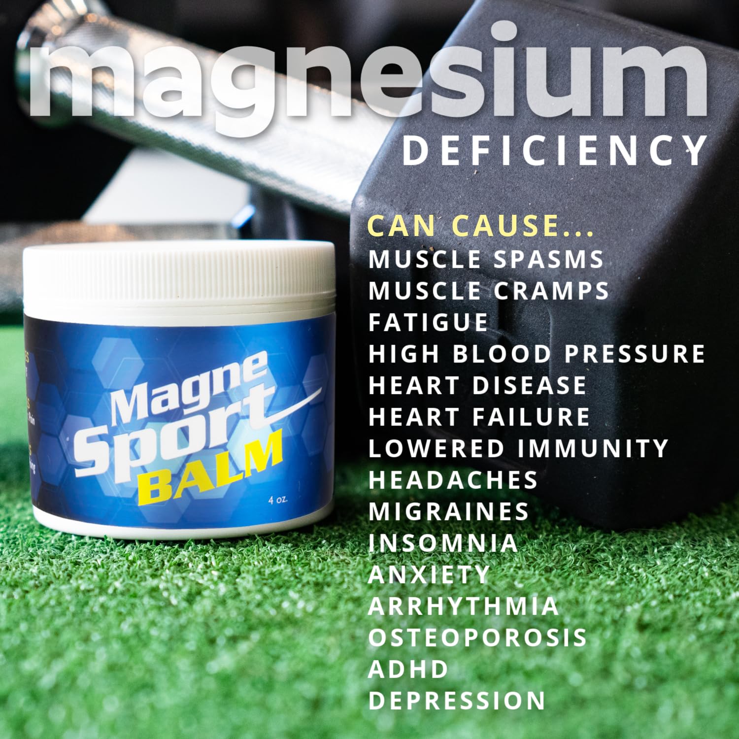 MG12 MagneSport emballage-4oz : format pratique pour votre routine sportive.