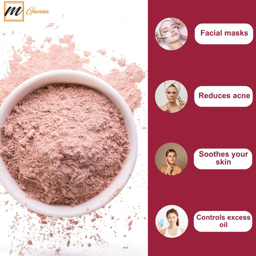 mGanna argile rose apaise et calme les irritations cutanées légères