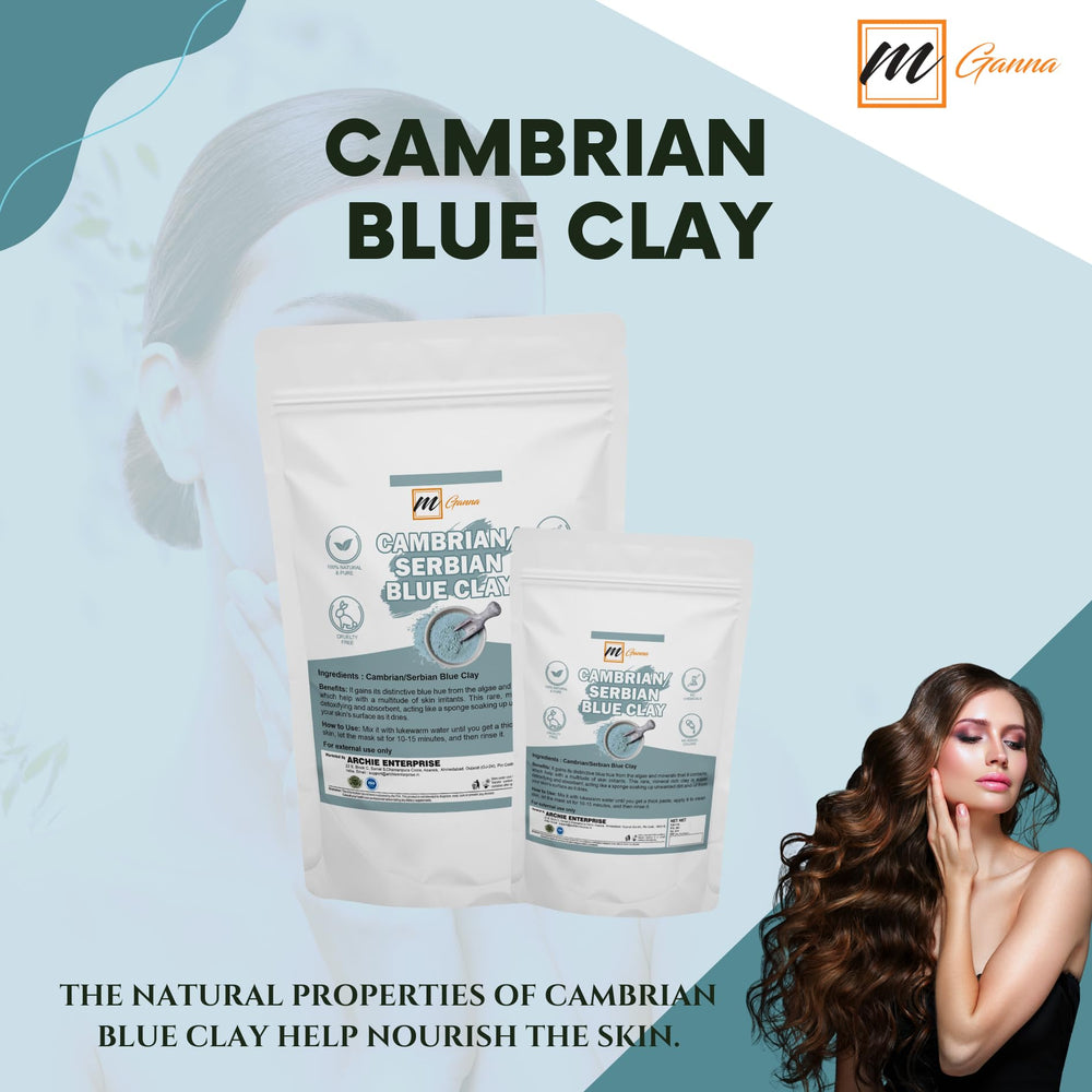 mGanna argile bleue Cambrian – soin savon artisanal à l’argile