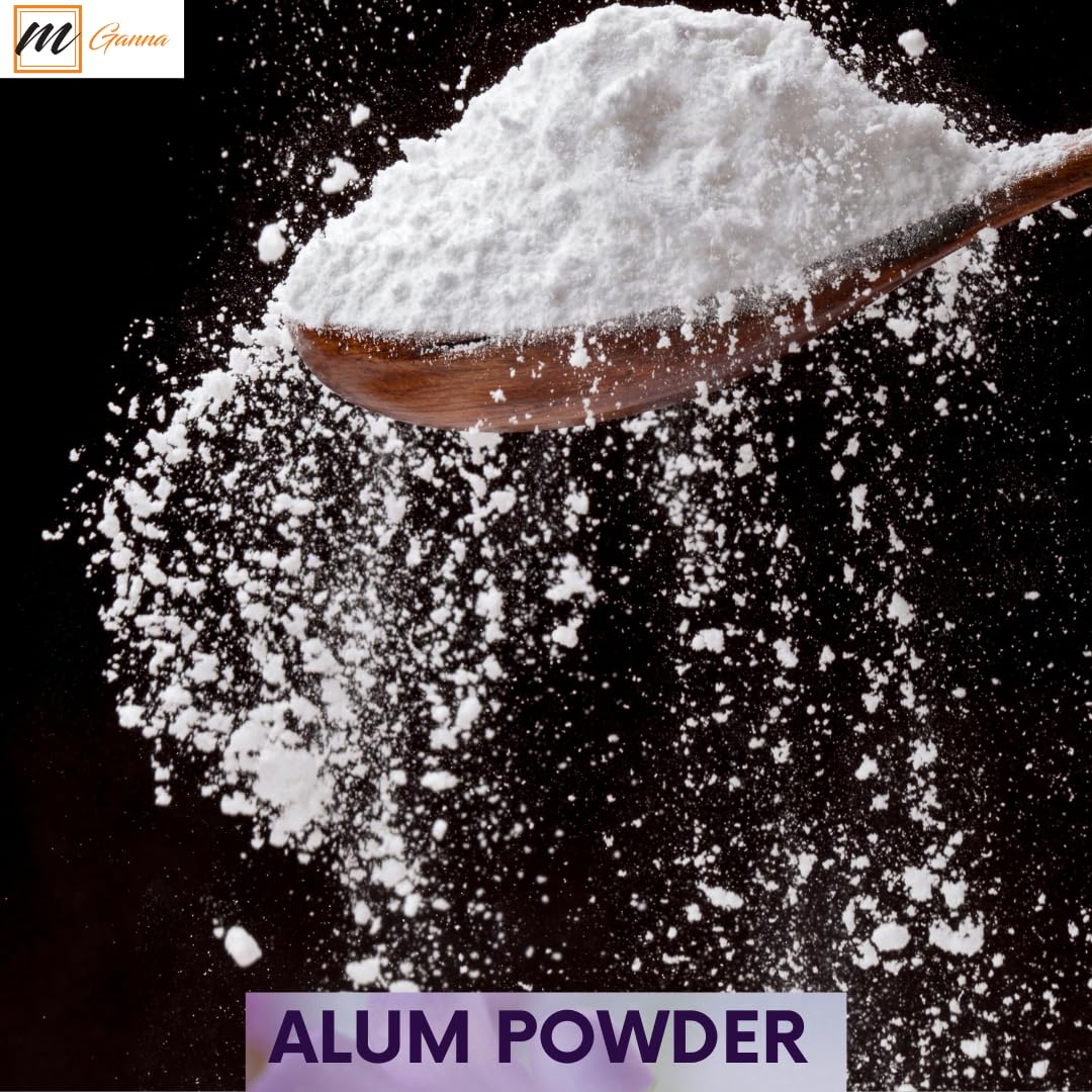 mGanna poudre d'alun – approche naturelle pour le soin de la peau.