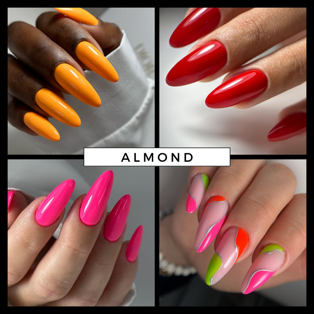 MGART Formes amande – pack 120 tailles pour toutes les mains