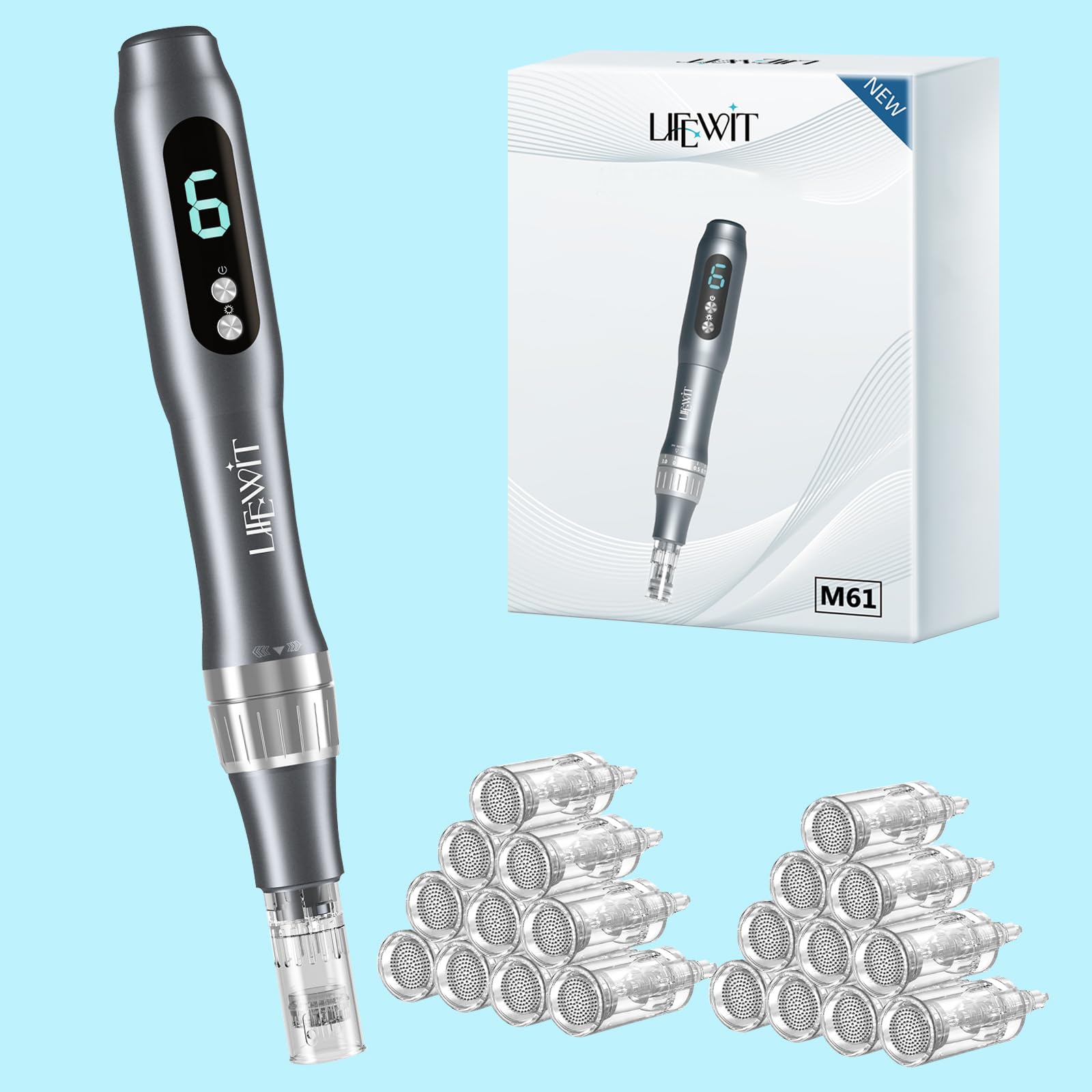 MGGSUG Dermastamp en acier inoxydable durable et hygiénique.