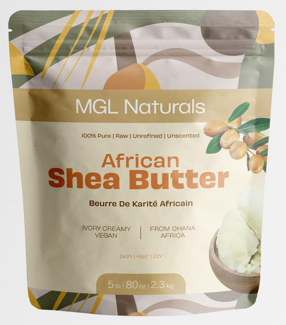 Pot MGL Naturals Beurre-karite-africain ivoire prêt à usage domestique et maison