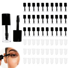 mgmooa ensemble-tubes-mascara-vides-avec-brosse: pratique pour mascara fait maison en hygiène.