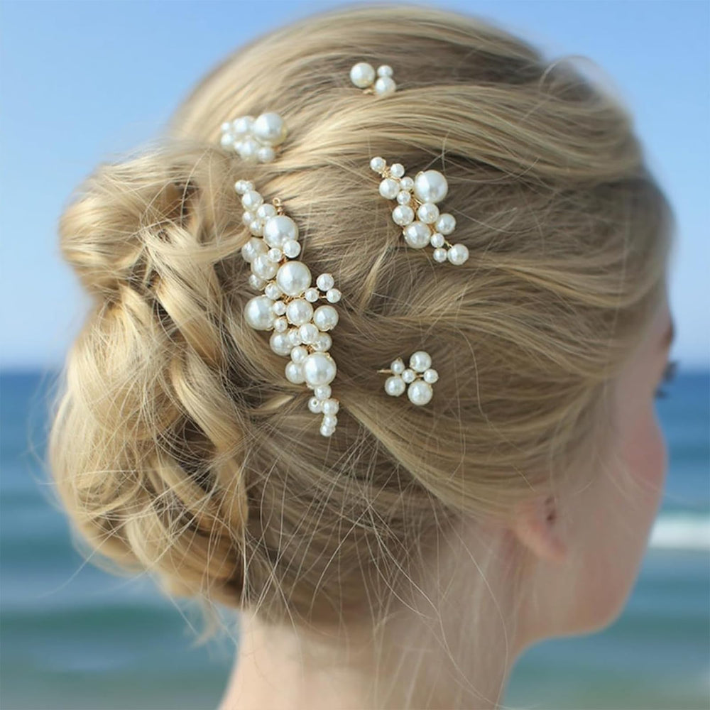 Épingles perles MHKLCD, idéal pour sublimer les coiffures de mariage.