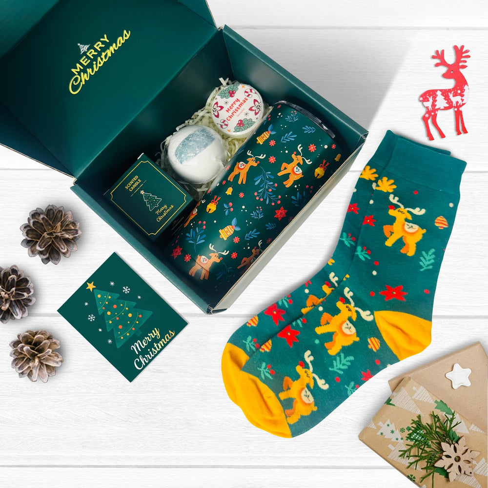 Bougie MHSMHL Noël pour créer une ambiance chaleureuse à la maison.