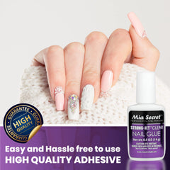 Mia Secret Adhésion Forte Colle Ongles — tenue fiable pour vos manucures.