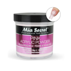 Mia Secret applied acrylic nails swatch — showcases smooth sculpting and durable result.