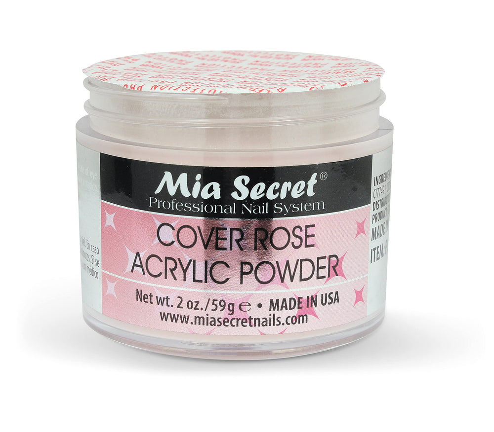 Mia Secret Cover Rose - packaging pratique pour 2oz et rangement facile.