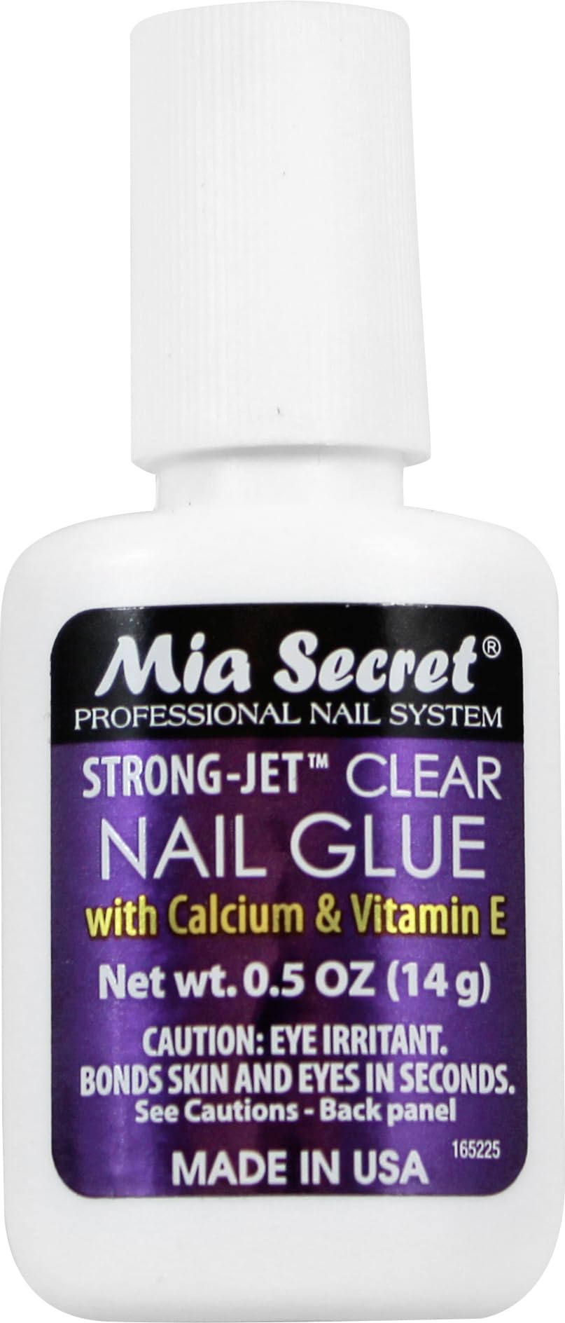 Mia Secret Colle Ongles Transparente Pinceau 335 – application précise et fixation durable.