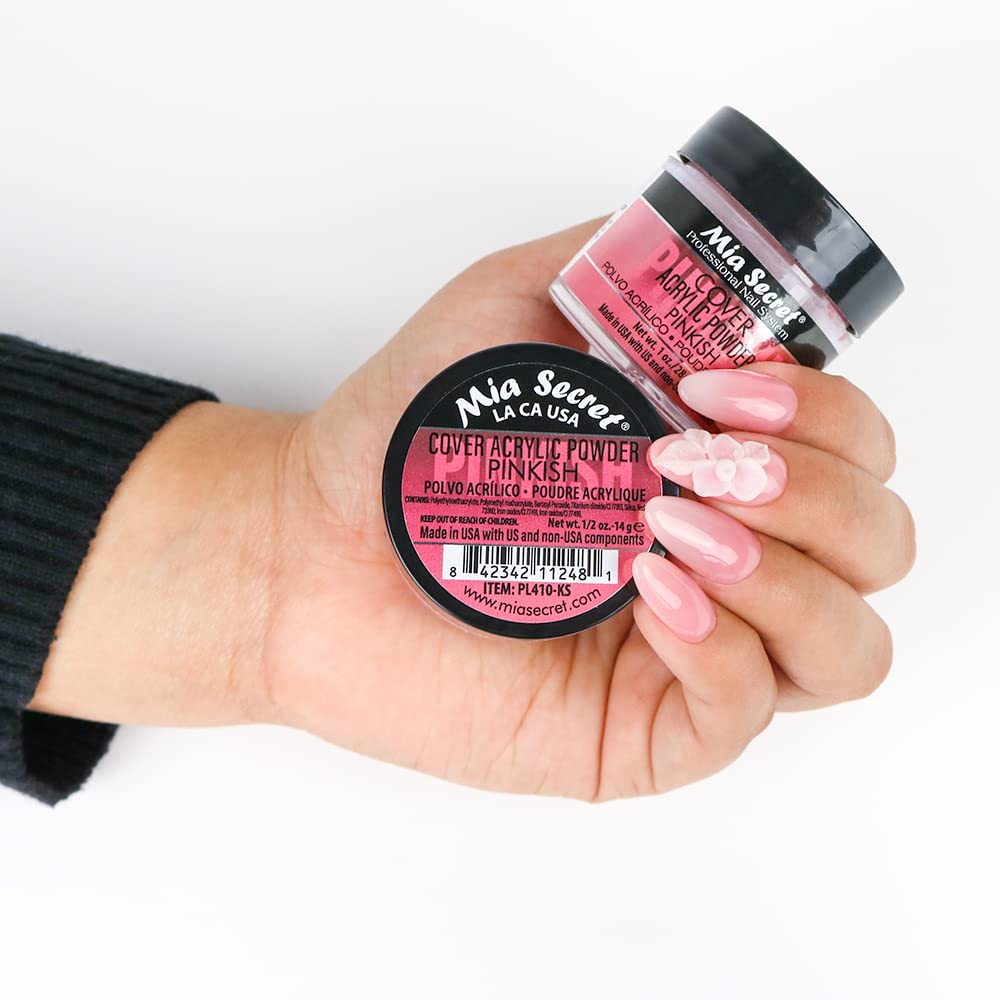 Mia Secret Cover Pinkish, application facile, résultat lisse et durable en onglerie.