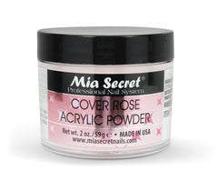 Mia Secret Cover Rose - poudre acrylique rose prête pour une application précise et durable.