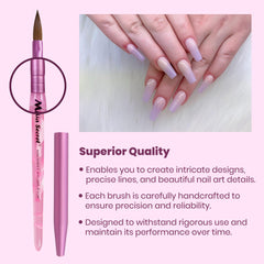 Mia Secret Pinceau Oval Kolinsky, application lisse et uniforme.