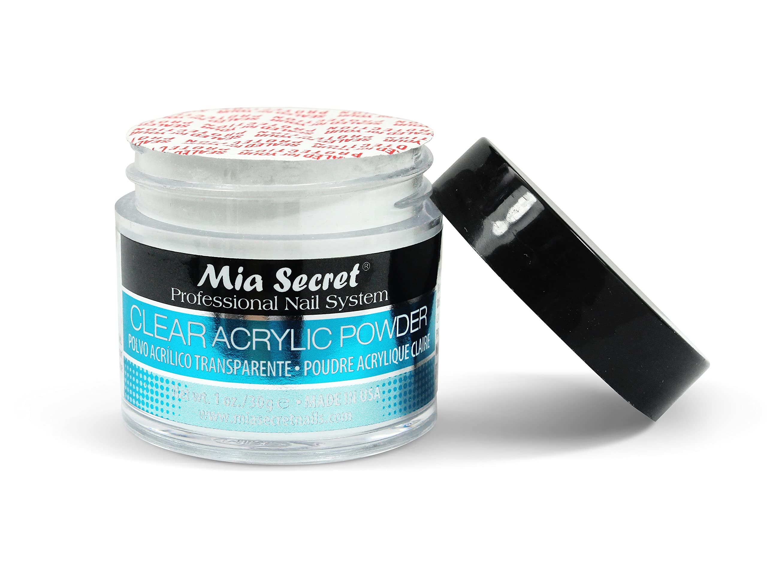 Mia Secret Poudre Acrylique Claire 1oz - adhérence supérieure pour une tenue durable