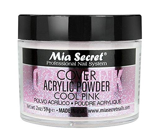 Mia Secret Poudre Acrylique Cover Rose Frais pour une couvrance homogène.
