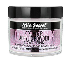 Mia Secret Poudre Acrylique Cover Rose Frais pour une couvrance homogène.