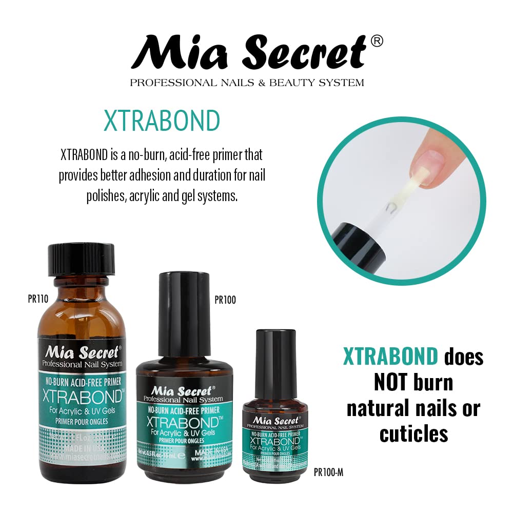 Mia Secret preparation-ongles-gel-acrylique: base prête pour une tenue durable.