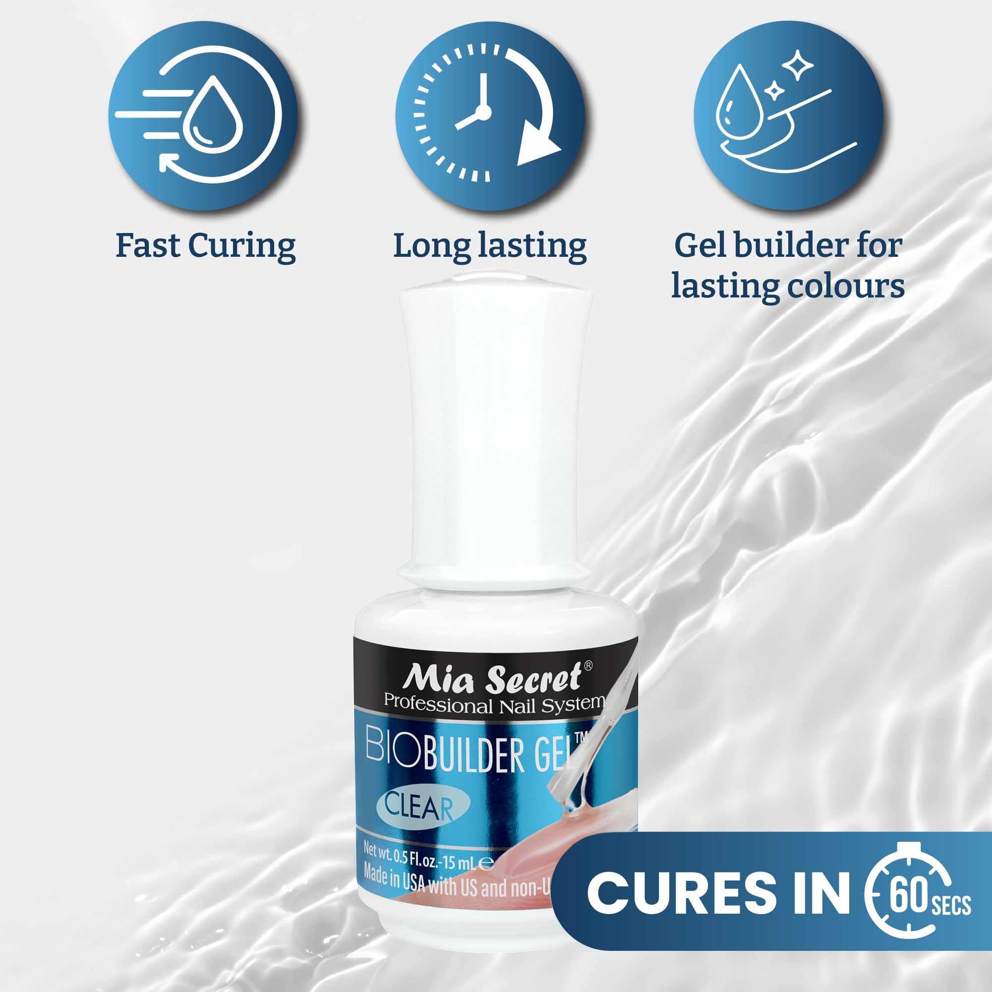 Mia Secret Nail Prep et Xtrabond – étape clé pour l’adhérence des gels.
