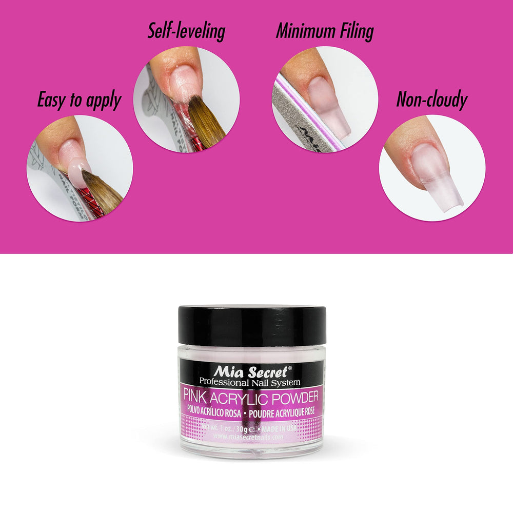 Kit pro Mia Secret – poudre rose pour atelier professionnel