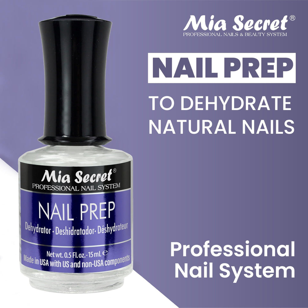 Mia Secret Utilisation rapide avant la pose des ongles.