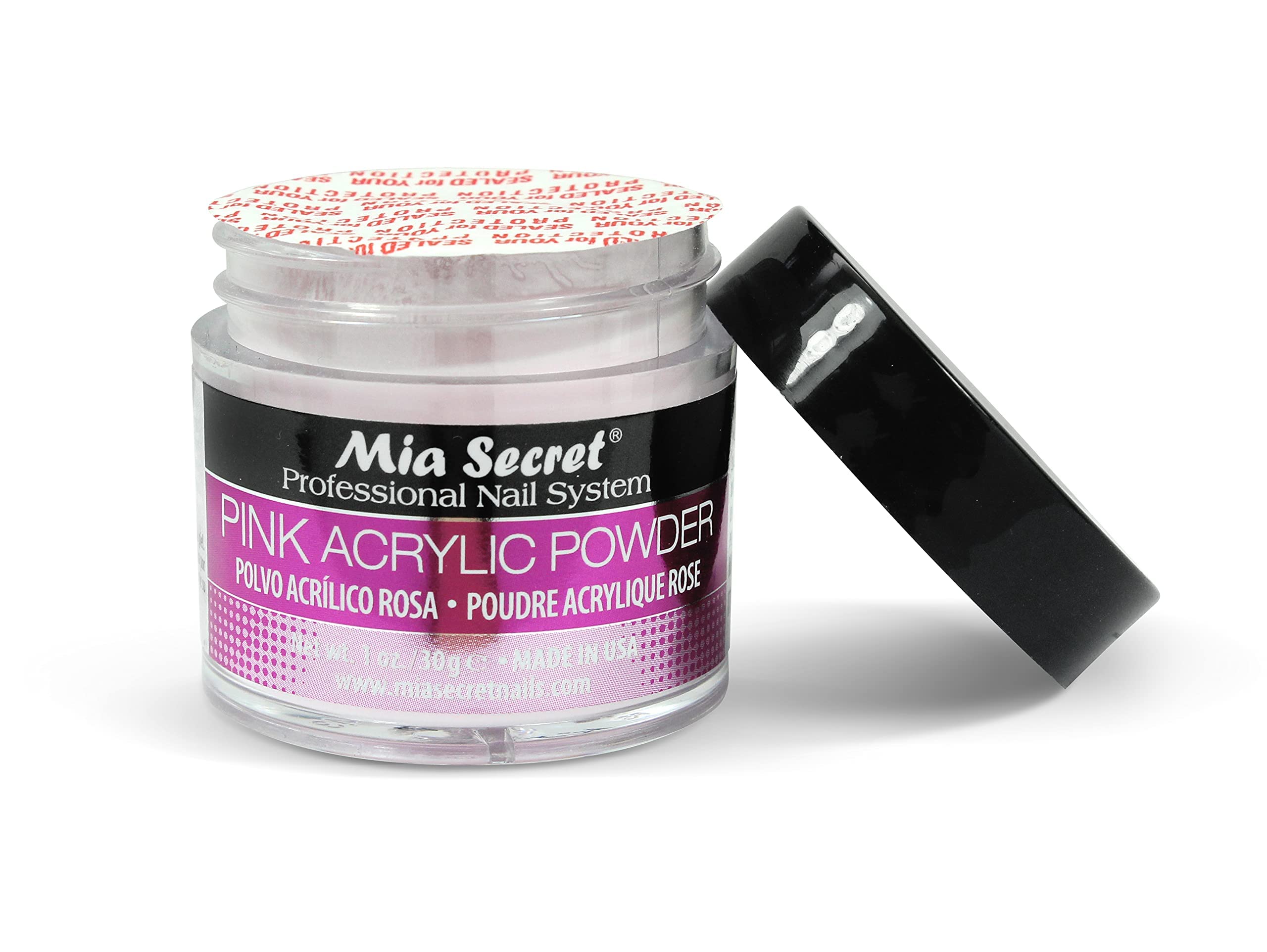 Mia Secret poudre acrylique rose – usage en maison et salon