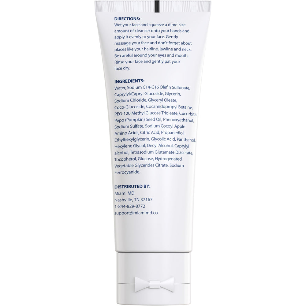 MiamiMD mousse nettoyante visage, éclat quotidien et teint plus uniforme