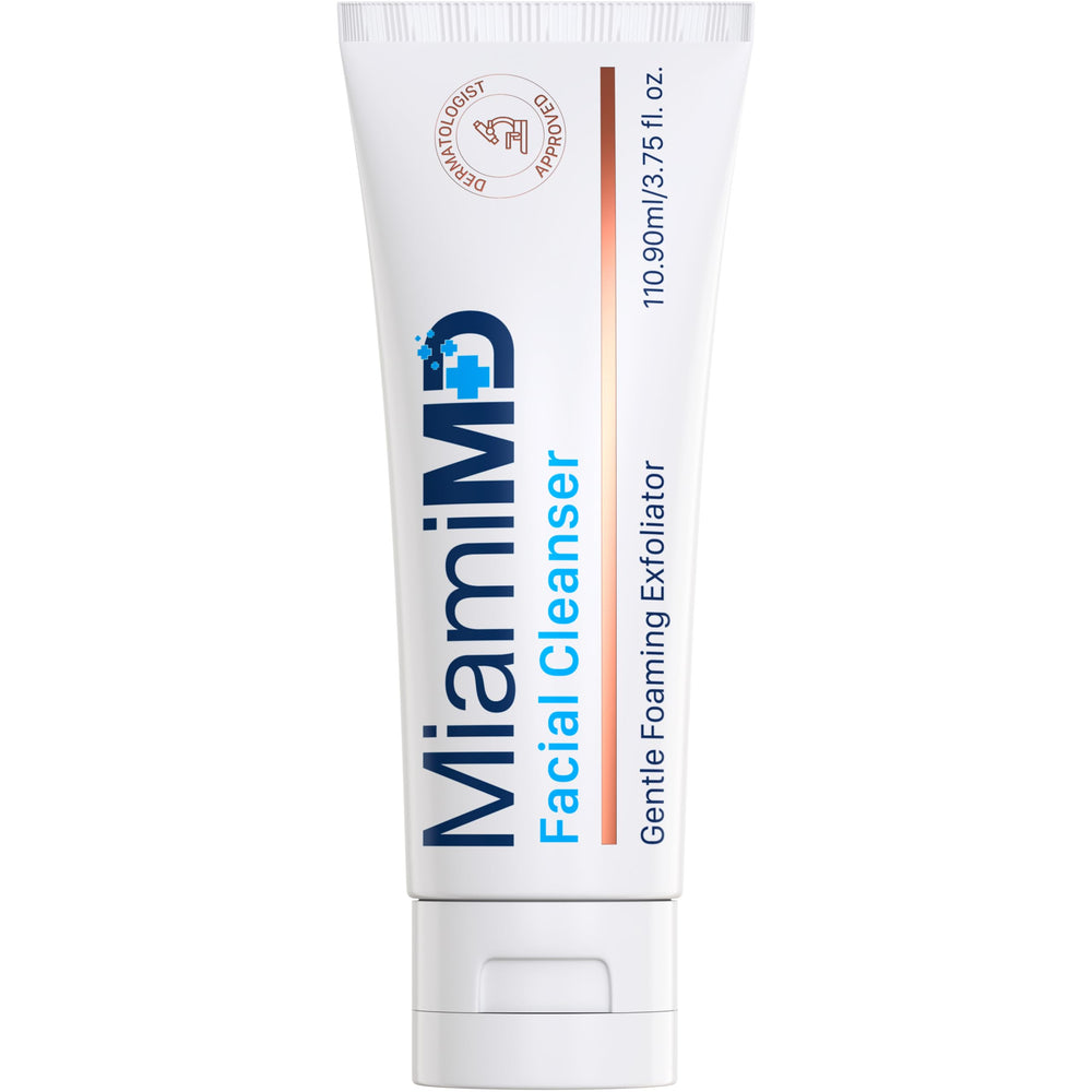 MiamiMD nettoyant visage hydratant, exfoliation douce pour peau mature