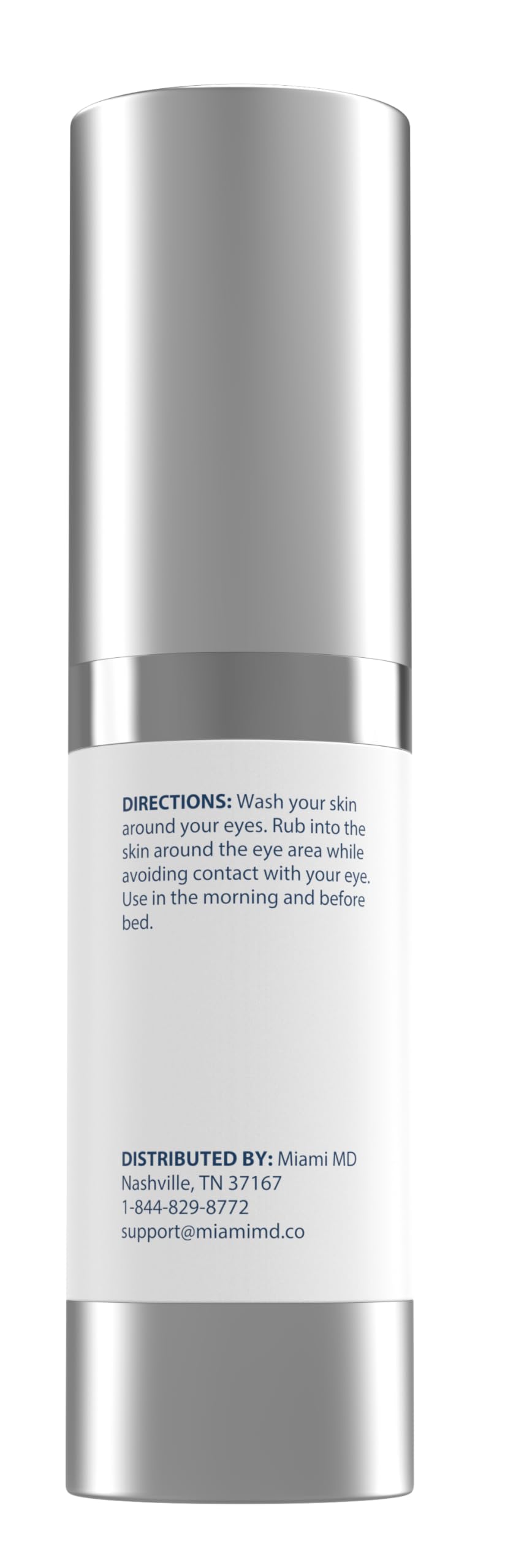 Sérum Yeux MiamiMD, application matin, illumine le regard et prépare le teint.