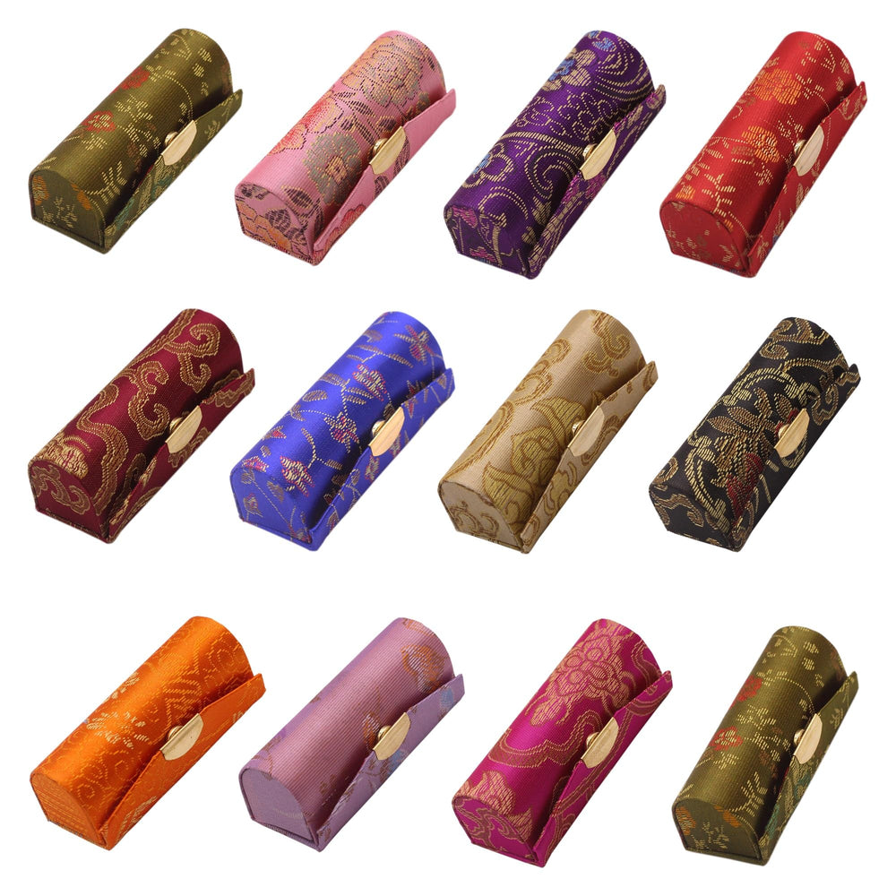 MIAO JIN étui rouge à lèvres avec miroir pour retouches en déplacement.