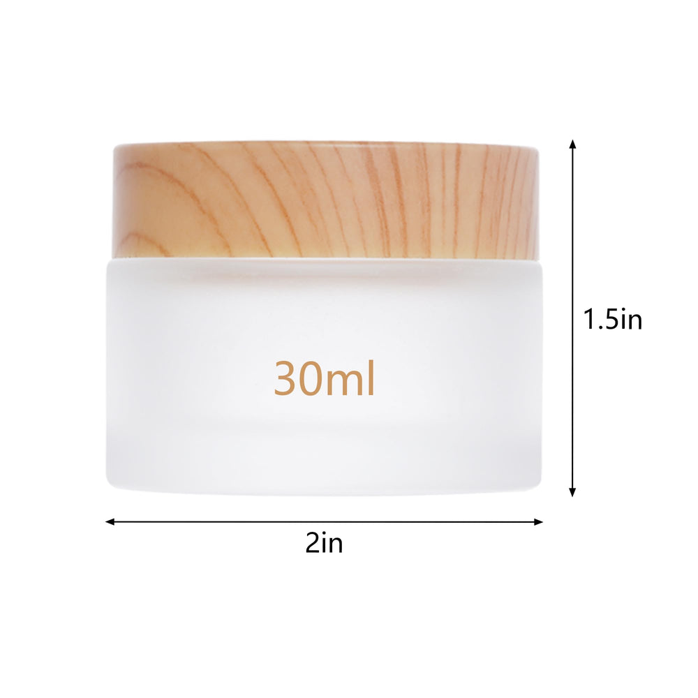 Miayon conteneur cosmétique en verre 30 ml, anti-fuite, pratique en voyage.