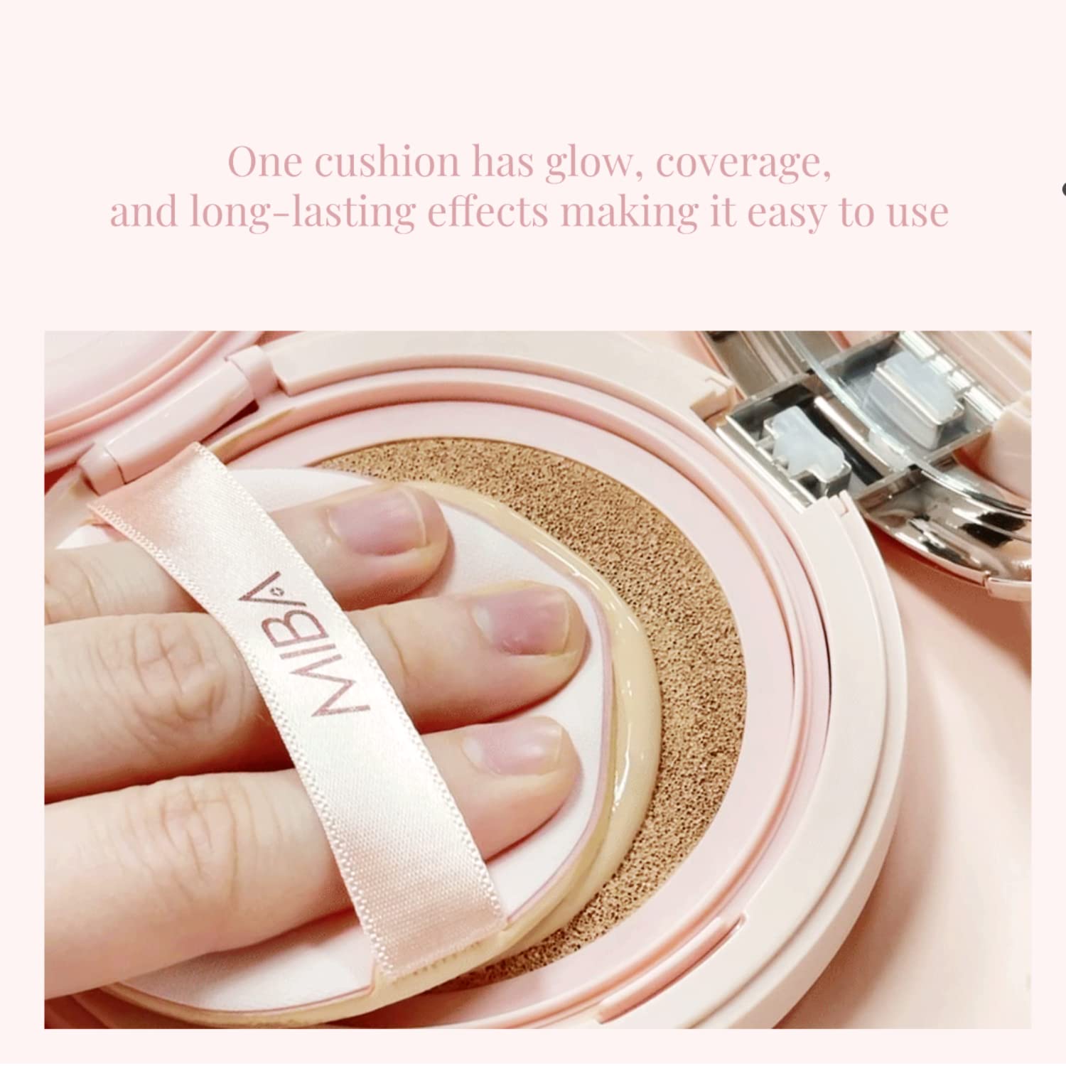MIBA Ion Calcium Foundation Double Cushion hydratation et confort cutané
