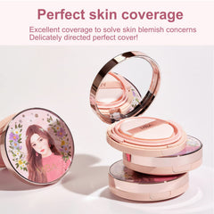 MIBA Ion Calcium Foundation Double Cushion miroir intégré pour application précise