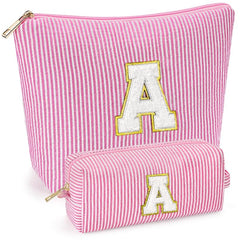 Pochette maquillage mibasies rouge, pratique pour voyager et organiser les produits.