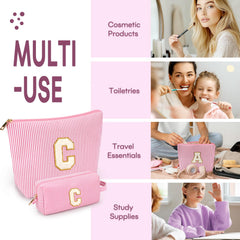 Trousse de maquillage mibasies jaune, couleur vive pour repérer vos essentiels.