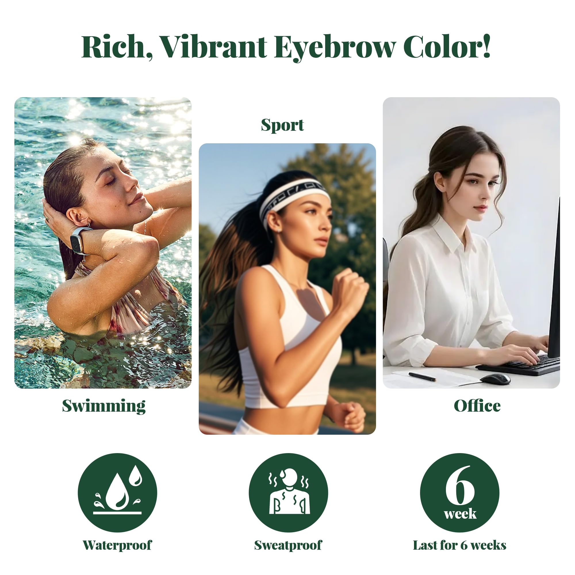 MIBYLEN olive oil formula visible during color mixing for smooth application