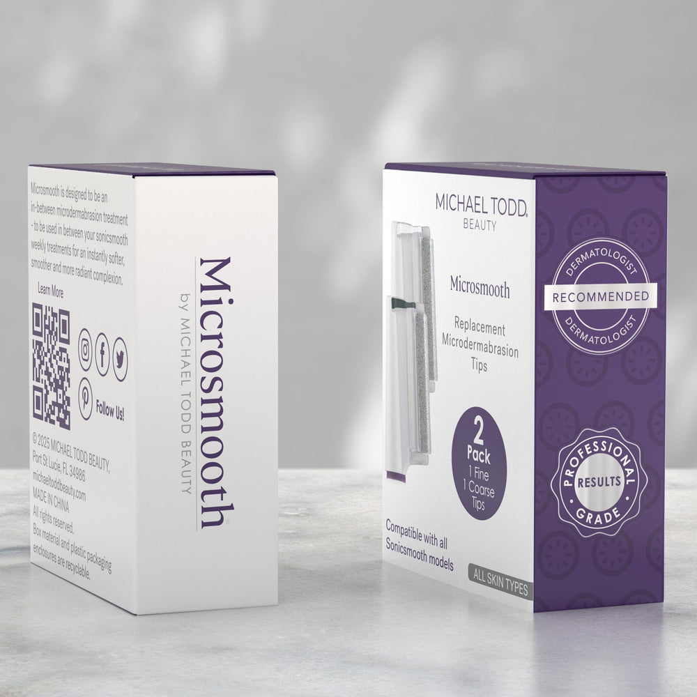 MICHAEL TODD Microsmooth – tête diamant sécurisée pour une utilisation domestique sûre.