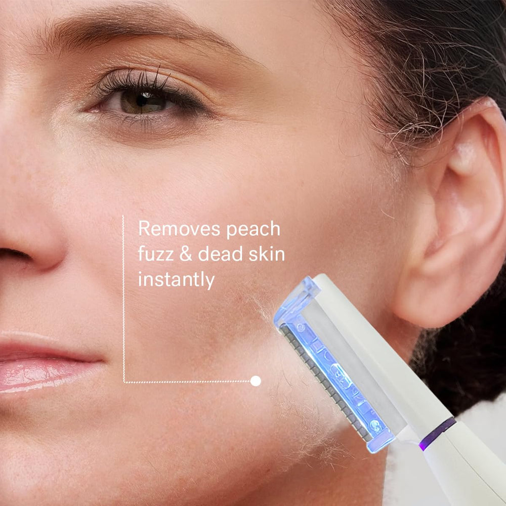 Épuration des poils fins du visage avec Sonicsmooth Pro+ pour une peau lisse