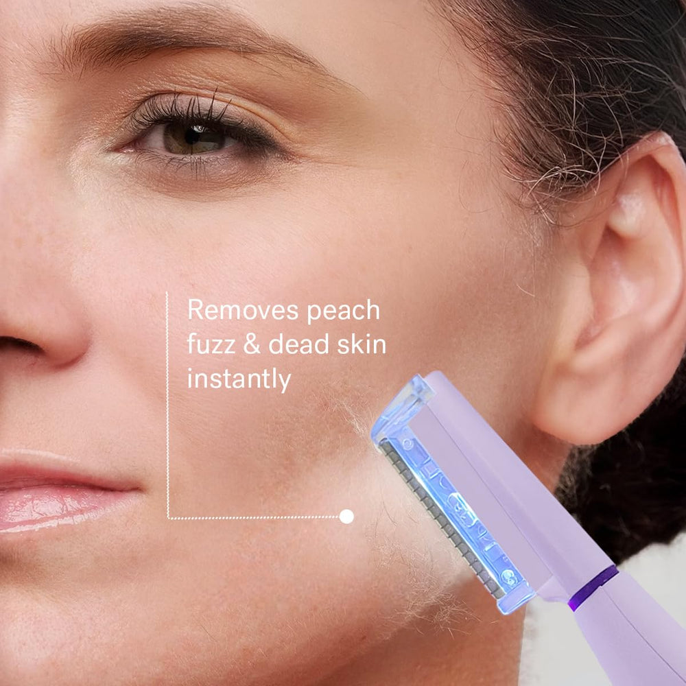 Pointes d'exfoliation diamant du Sonicsmooth Pro+ pour revitaliser la peau.